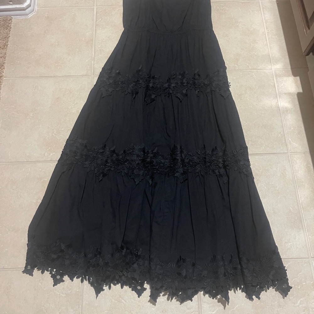 Jason Wu Lace Tiered Cotton Eyelet Midi Dress – Size L (Retail $410) - Picture 11 of 15